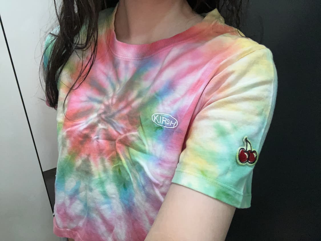 🍒키르시 타이다이 반팔 크롭티🌈 상품이미지1