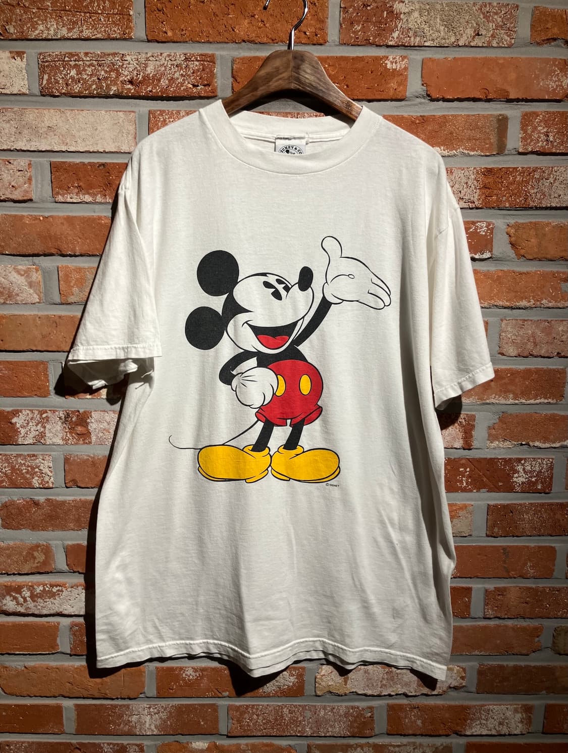90s USA 빈티지 미키마우스 반팔 티셔츠 상품이미지2