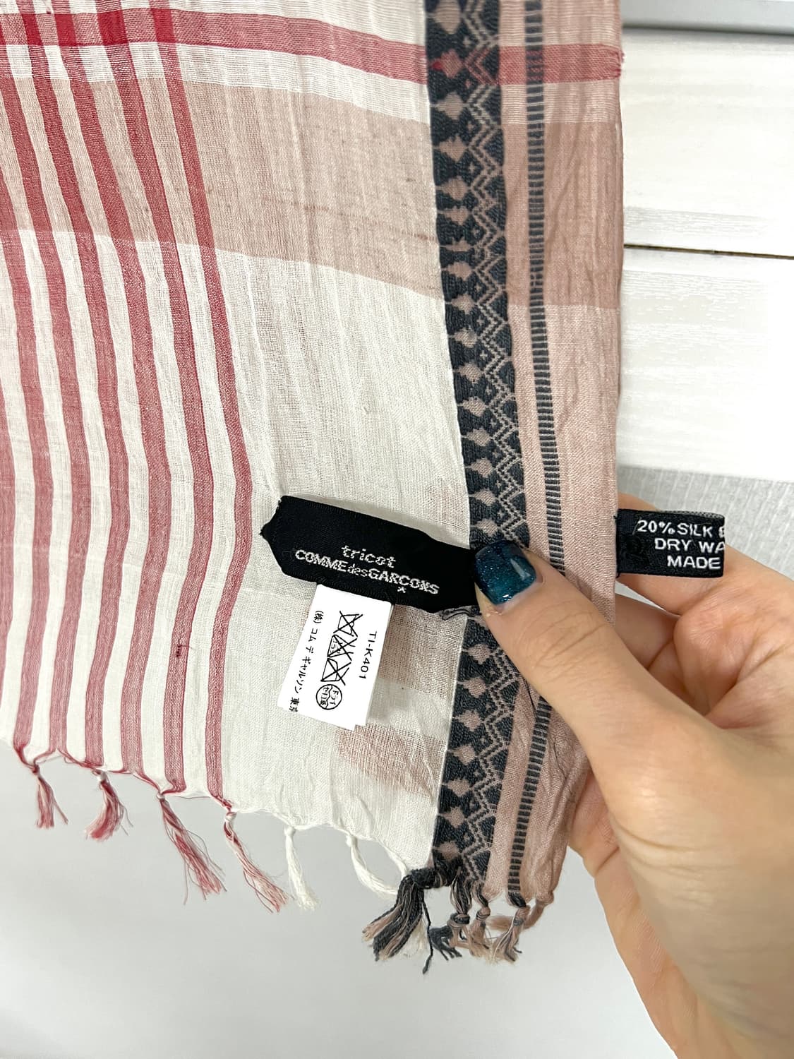 OMME des GARCONS tricot-STRIPE SCARF 상품이미지7