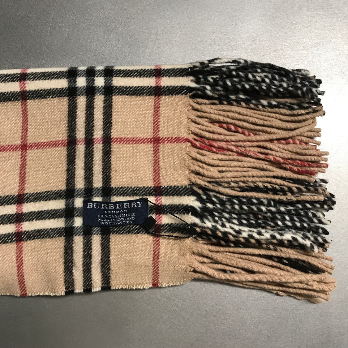 버버리 정품 캐시미어 머플러 베이지 상품이미지3