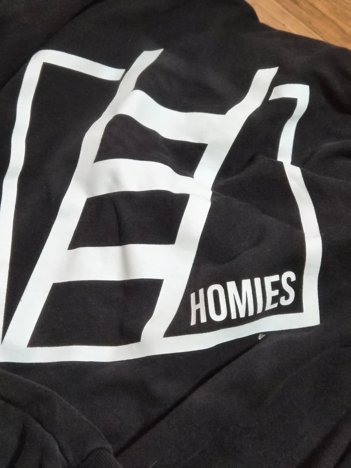 호미들 후드티 검정색 xl 판매 상품이미지2
