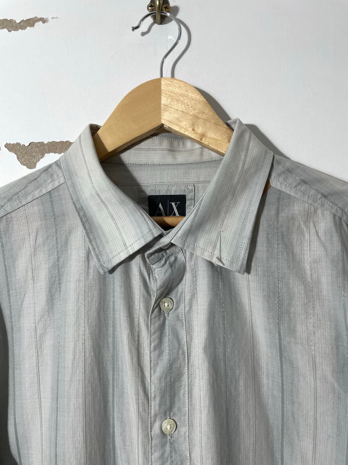 글리터 스트라이프 셔츠 상품이미지3