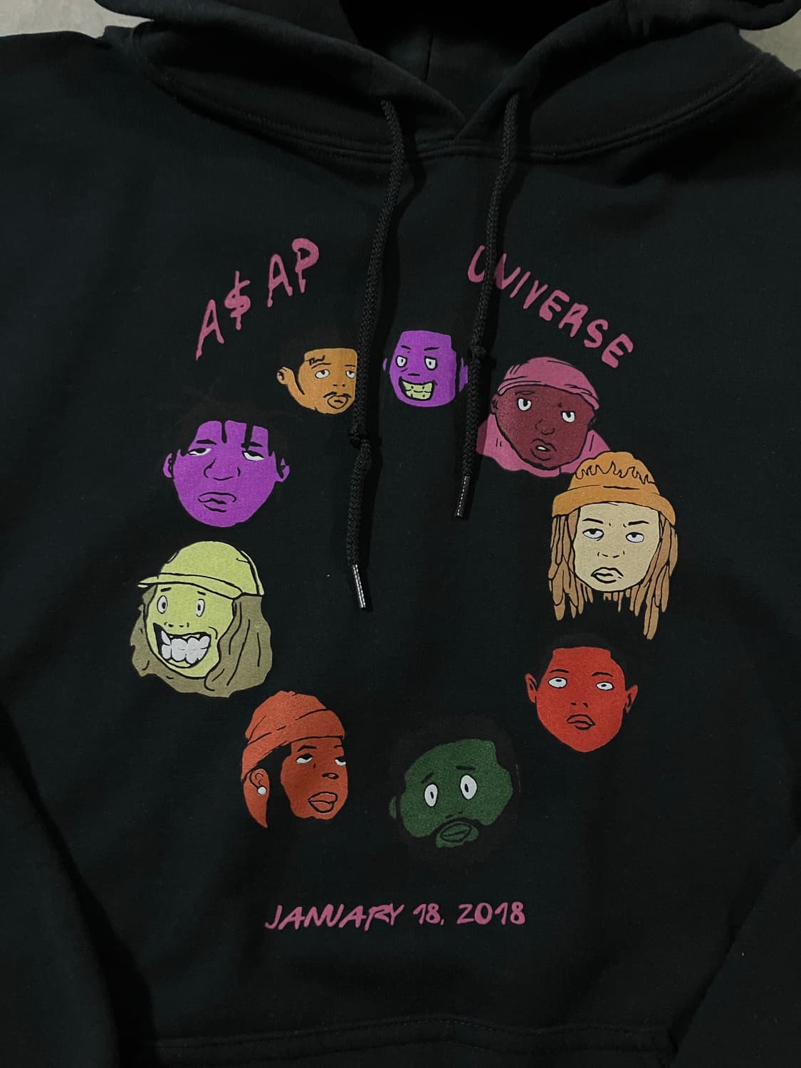 [M] ASAP ROCKY 투어 후드티 상품이미지2