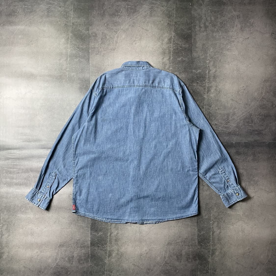 WRANGLER 랭글러 빈티지 데님 코튼 셔츠 A00470 상품이미지5