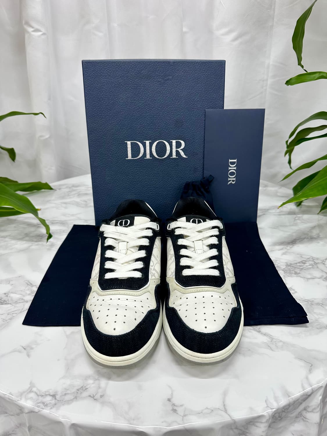 [풀구성/43] 디올 B27 로우탑 스니커즈 블랙 상품이미지5