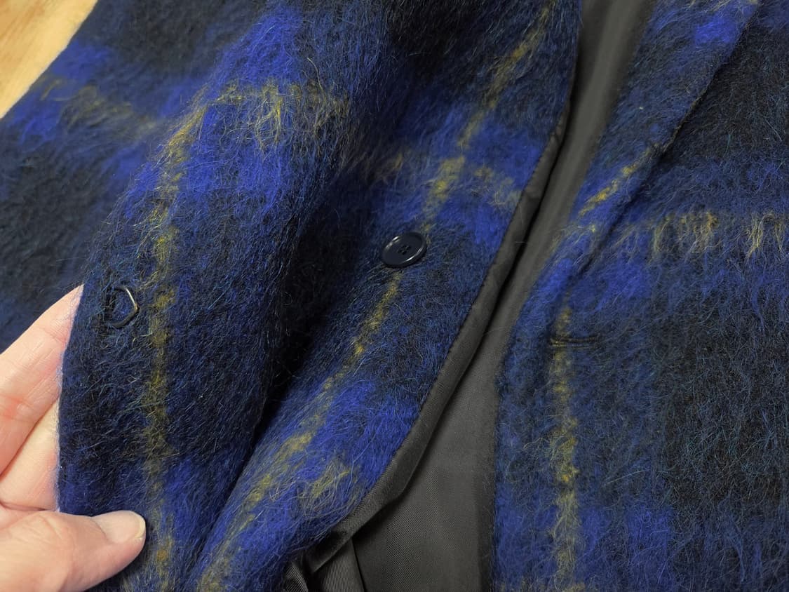 모조에스핀(MOJO.S.PHINE) 알파카 체크코트 55  상품이미지4