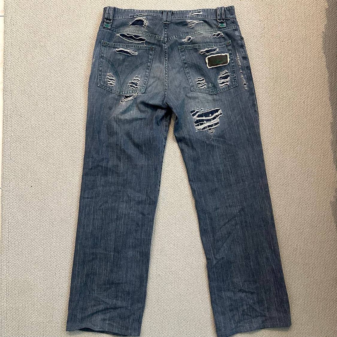 00s 돌체앤가바나 D&G 디스트레스드 데님 팬츠 상품이미지8