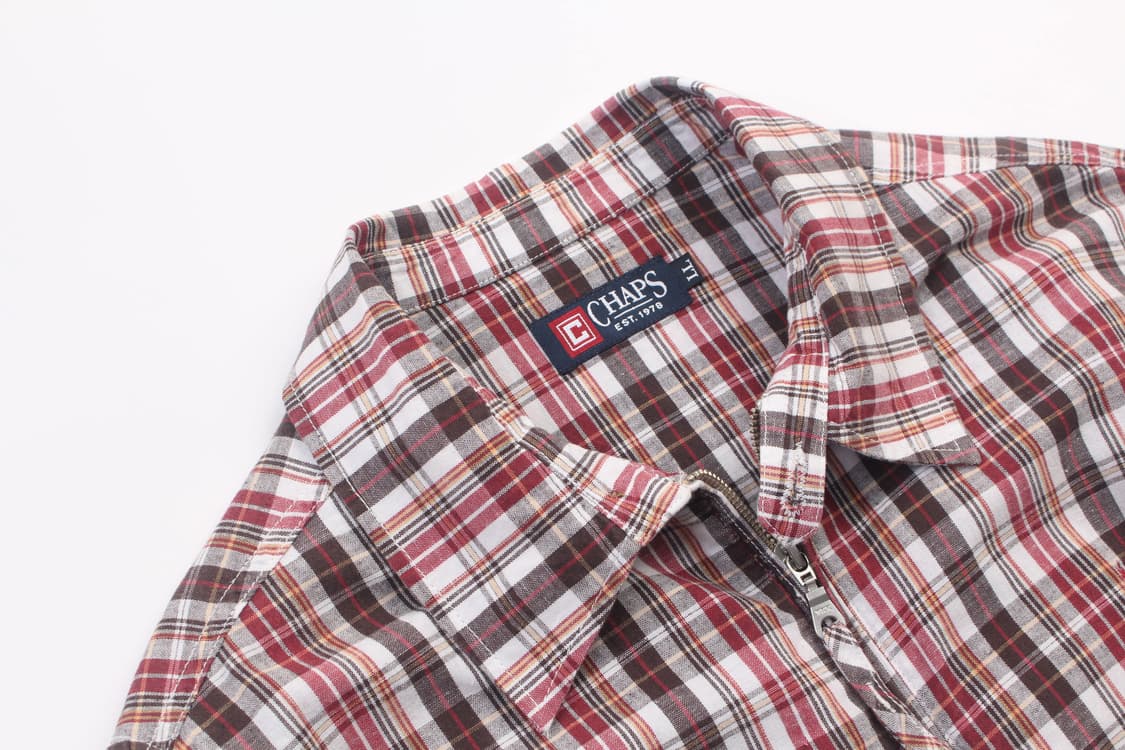 CHAPS Plaid Zip-Up Jacket 상품이미지2