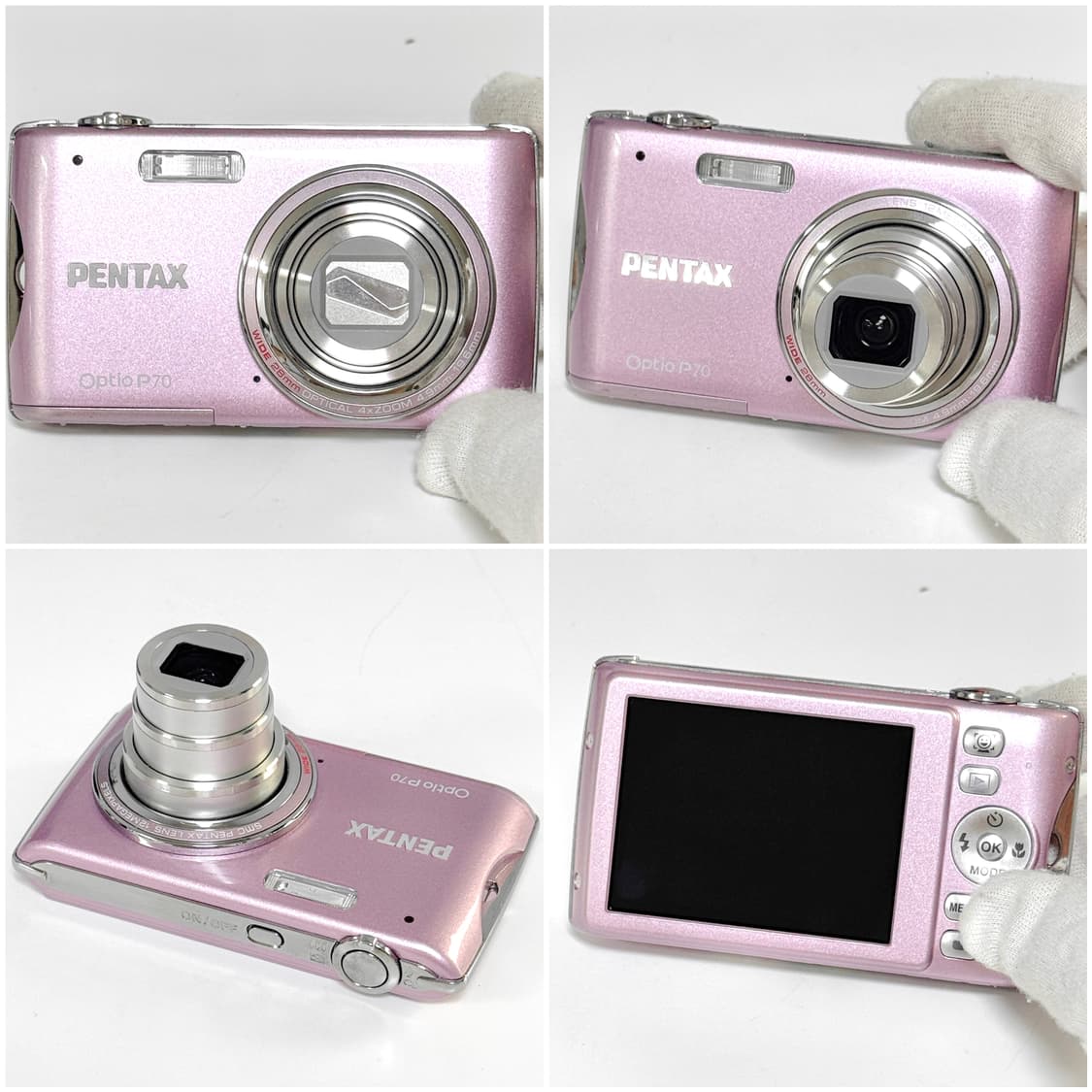 펜탁스 옵티오 P70 베이비핑크 빈티지디카 상품이미지3