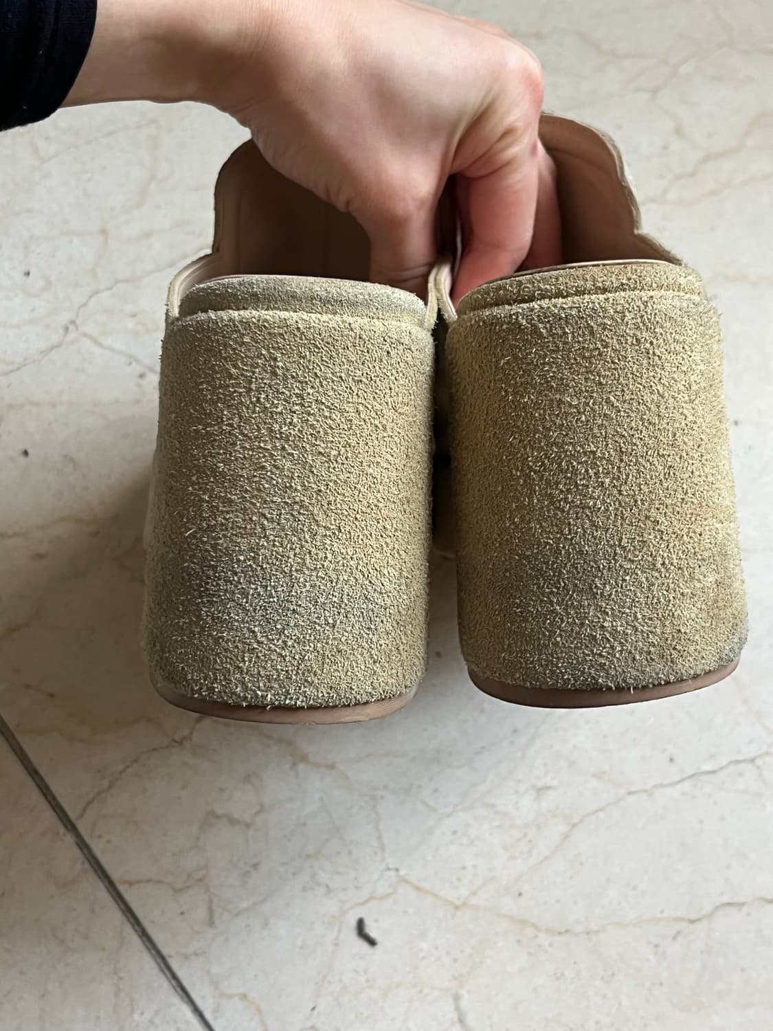 마뗑킴 통굽 뮬(베이지/230) 상품이미지5