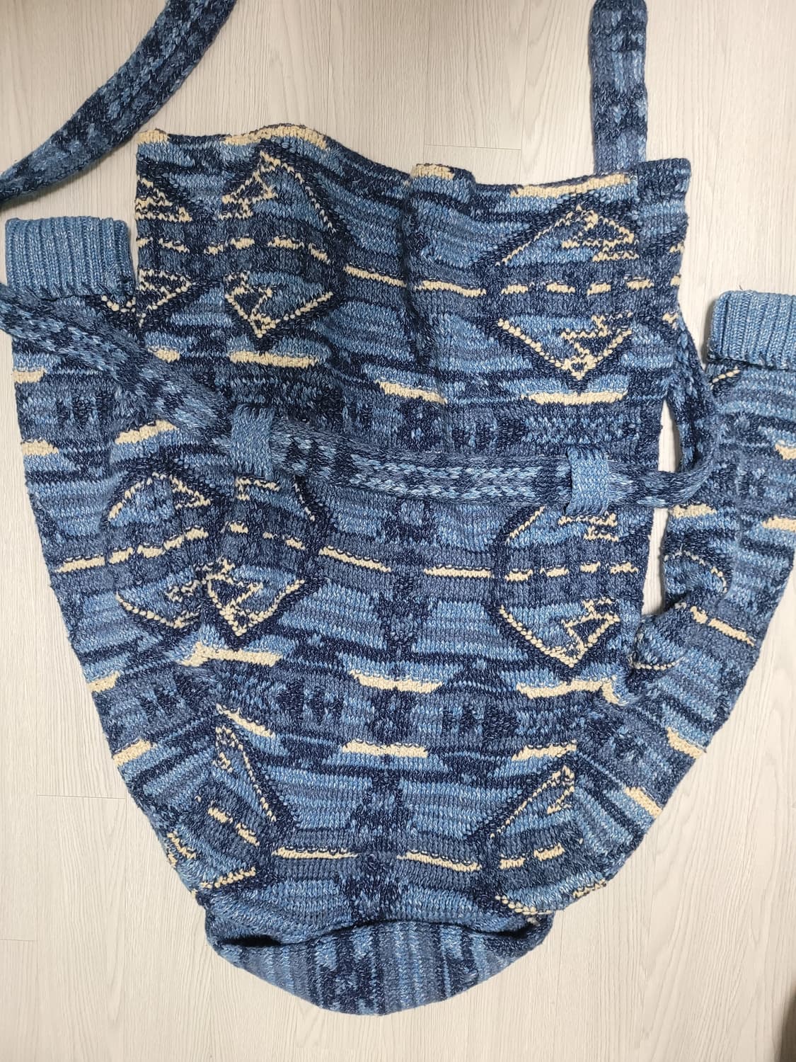 더블알엘(RRL) 숄 칼라 핸드니트 가디건(벨트) 상품이미지2