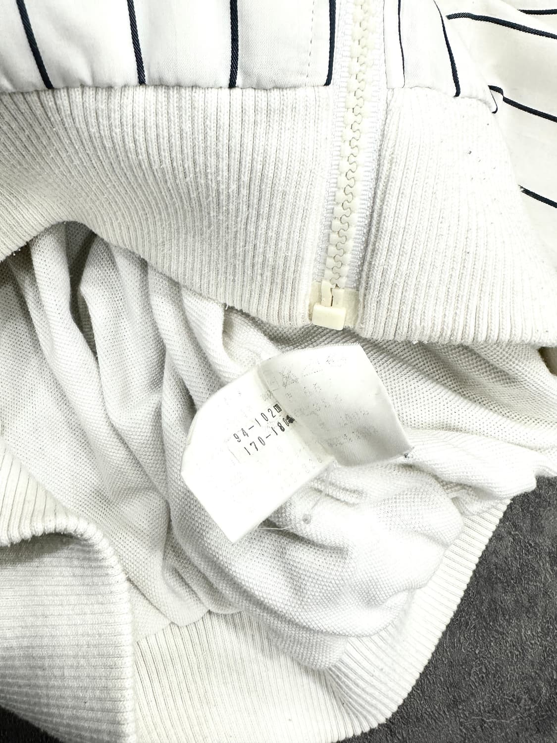 라코스테 스트라이프 올드스쿨 블루종 상품이미지4