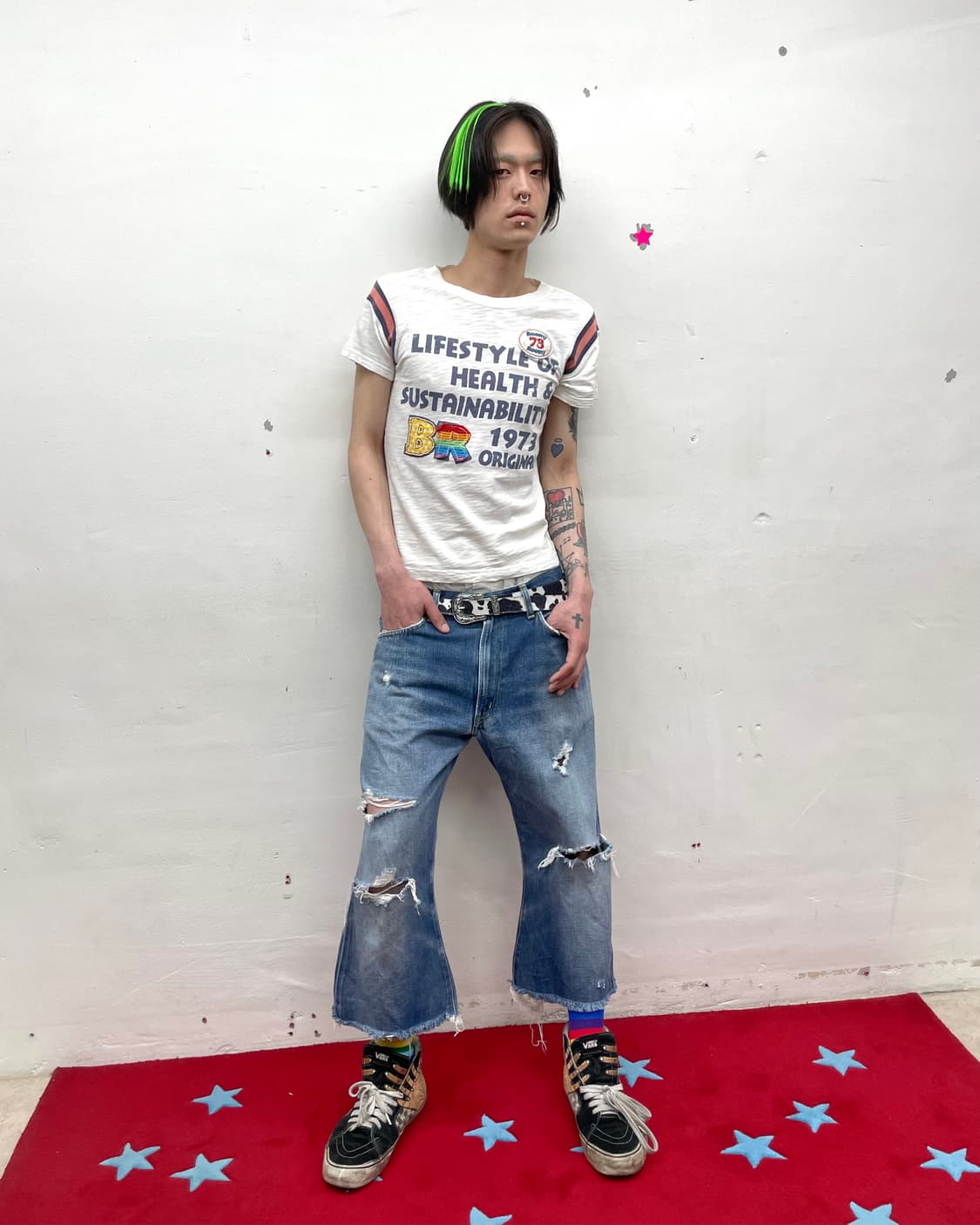 br Star Rainbow Stadium T-shirt  상품이미지6