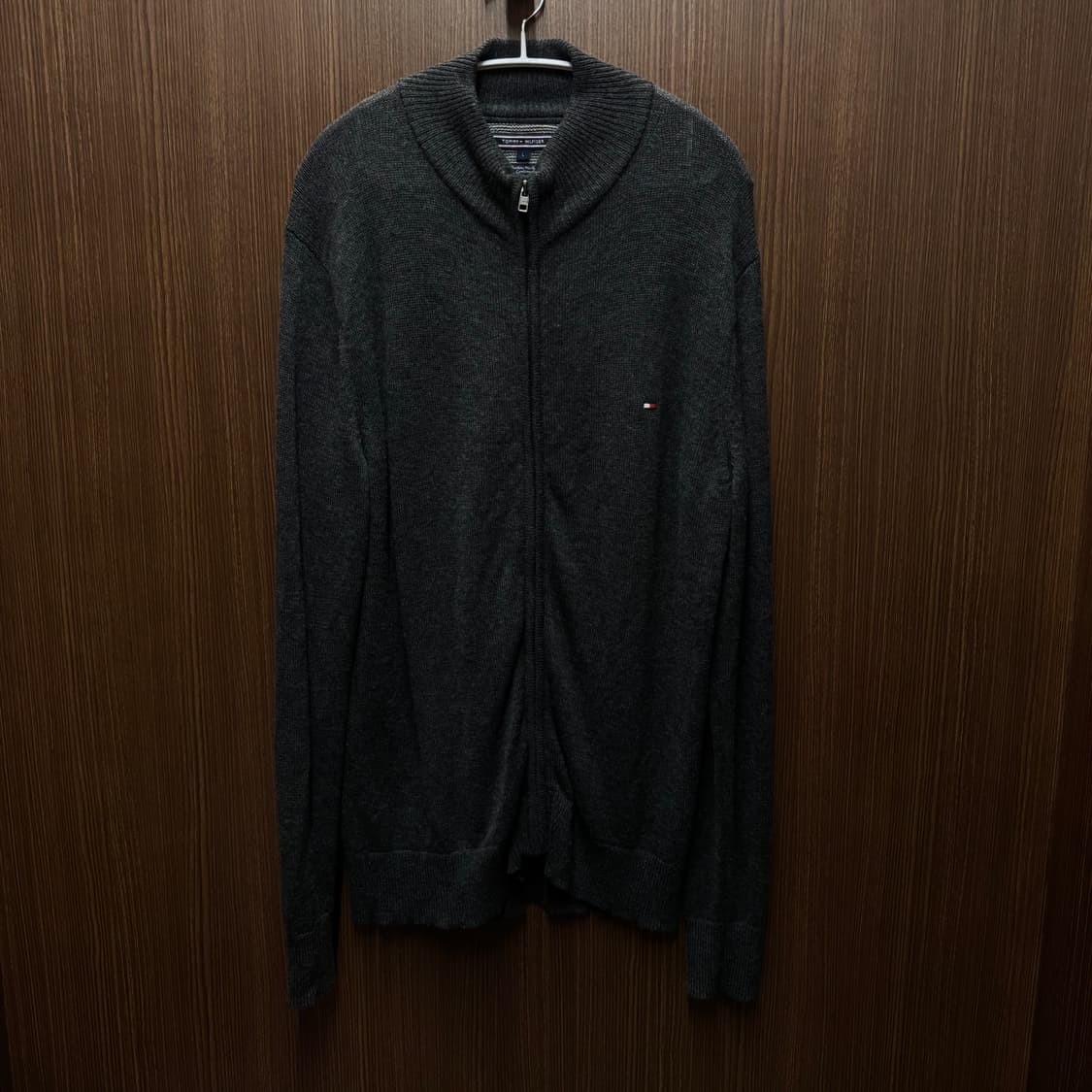 타미힐피거 니트 집업 상품이미지1