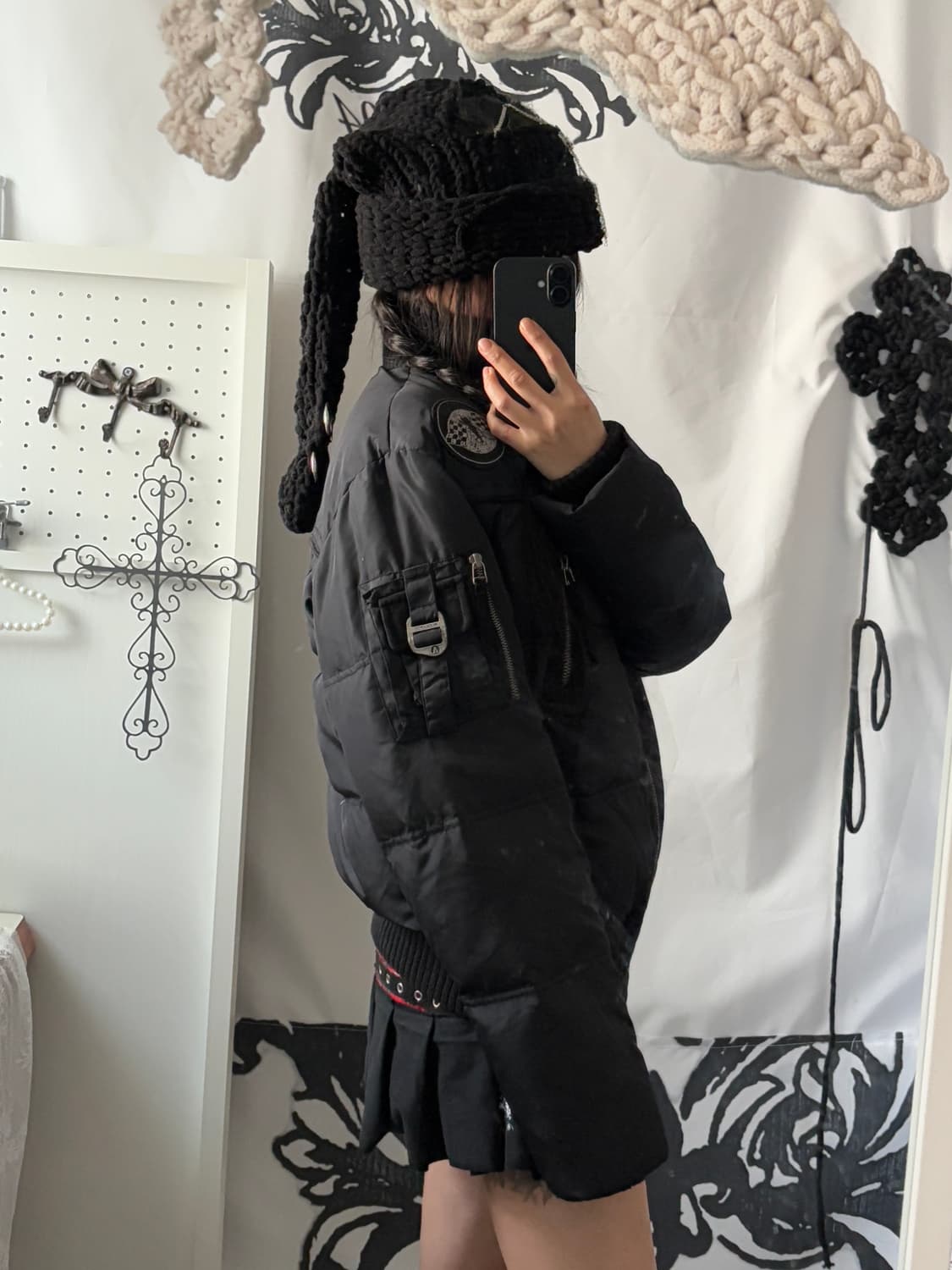 • Black Buckaroo ma-1 Detail High-neck P 상품이미지5