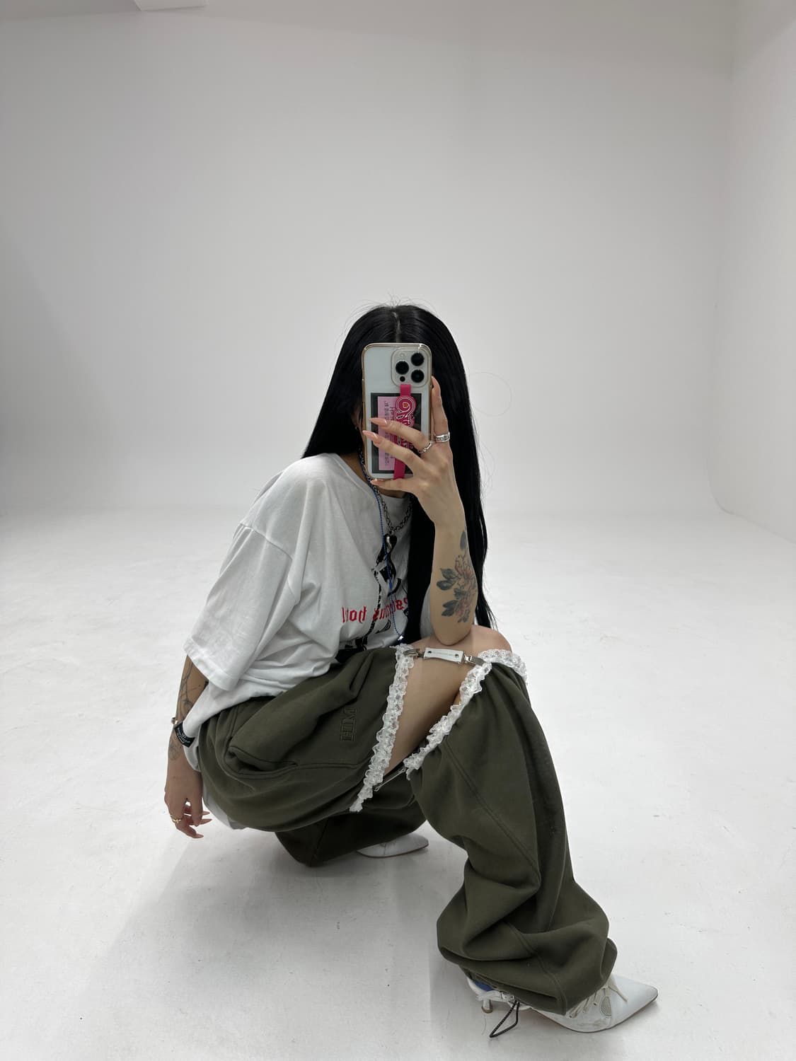 더미스테리어스호텔 카키츄바 가터 상품이미지2