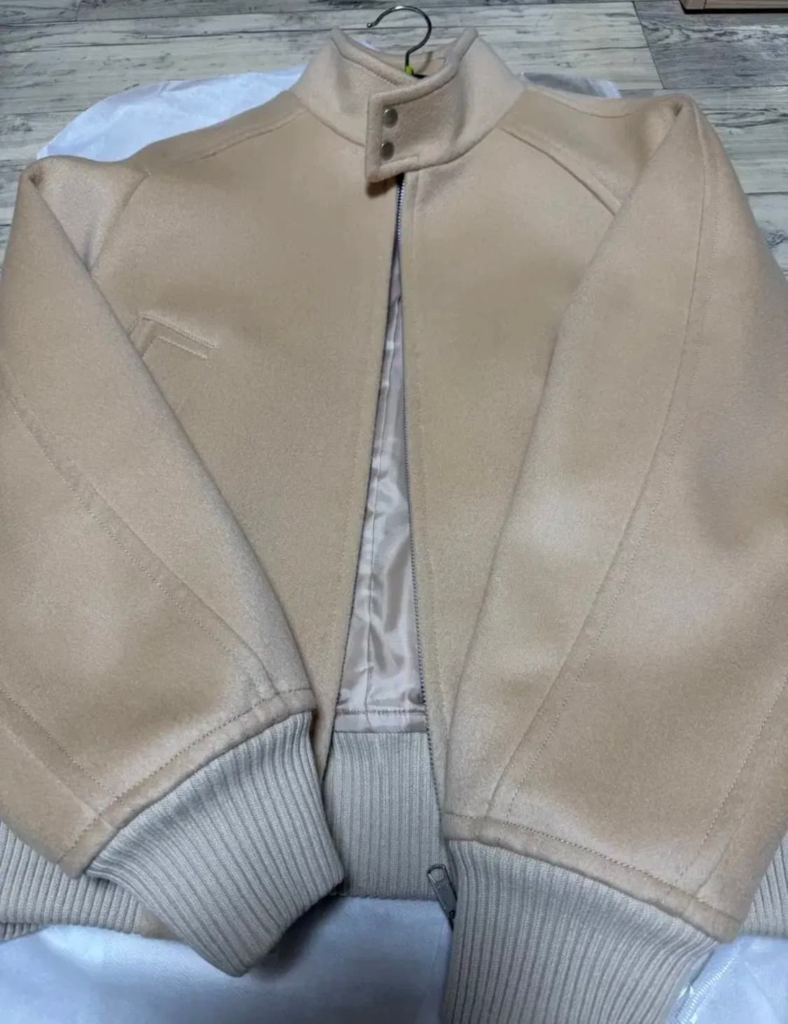 애프터프레이 울 캐시미어 블루종  상품이미지3