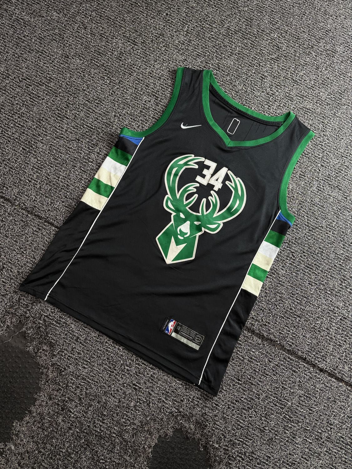 나이키 NBA 밀워키 벅스의 야니스 아데토쿤보 바스켓 저지 4394 상품이미지1
