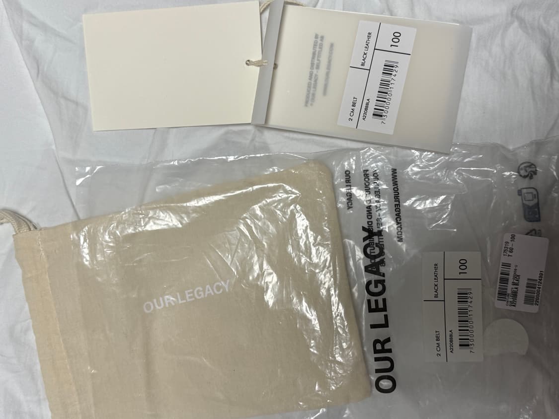 (새상품) 아워레가시 웨스턴 벨트 100사이즈 A2208BBLA 상품이미지3