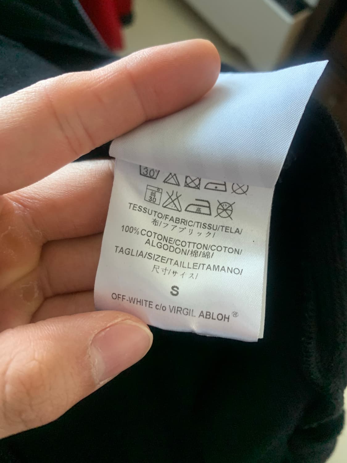 오프화이트 후드집업 상품이미지8
