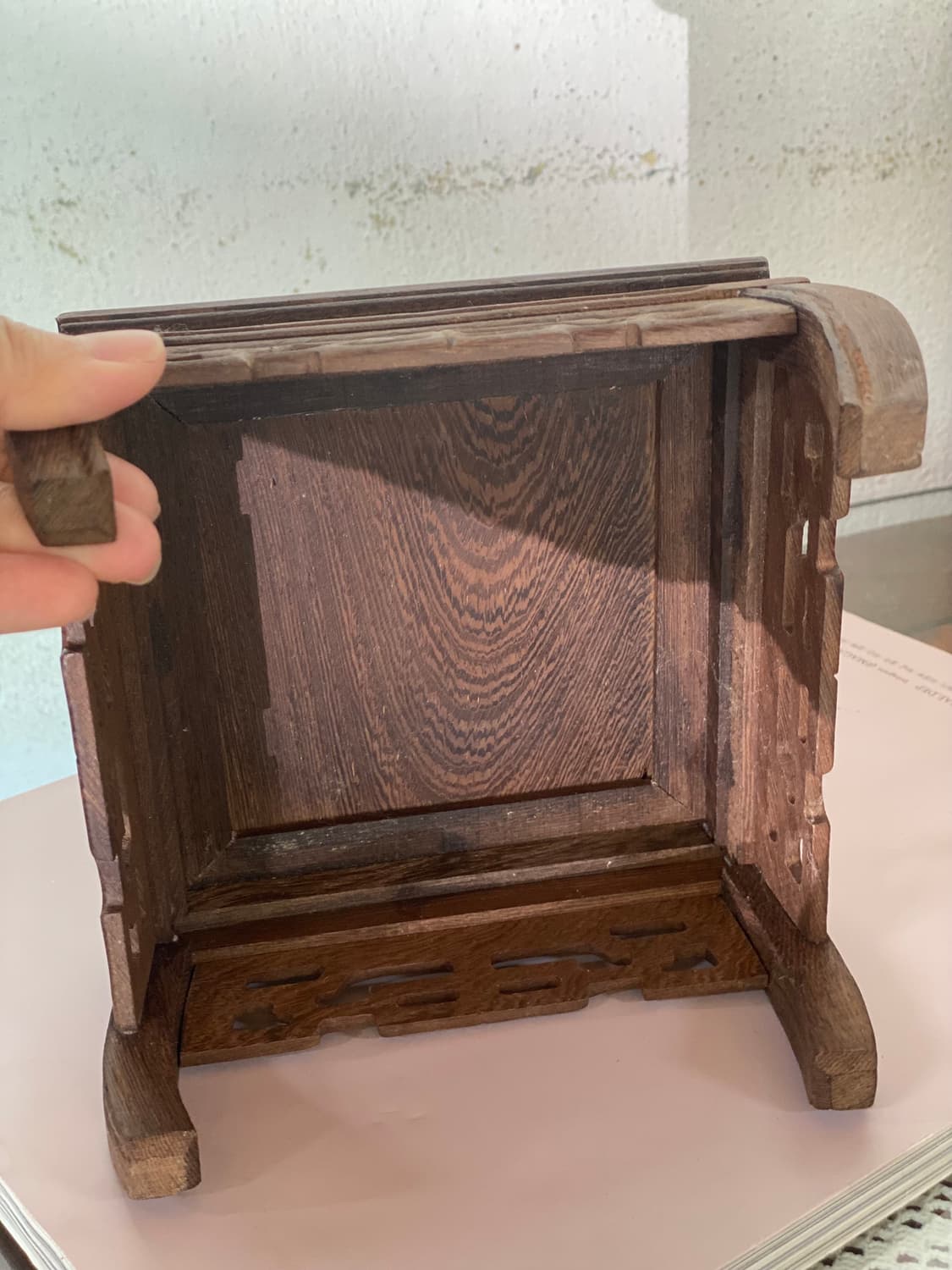 빈티지 일본 나무 미니스툴 좌대 받침대 소품 상품이미지5