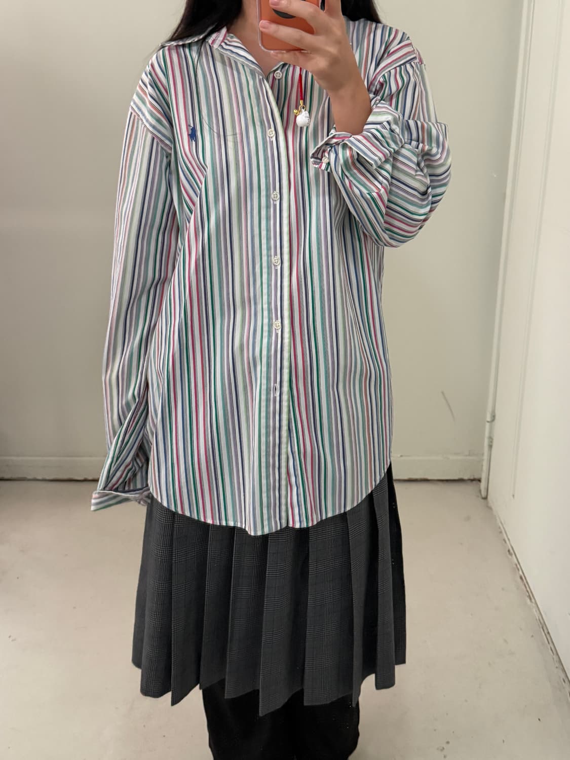 폴로 랄프로렌 멀티컬러 네이비포니 셔츠 상품이미지4