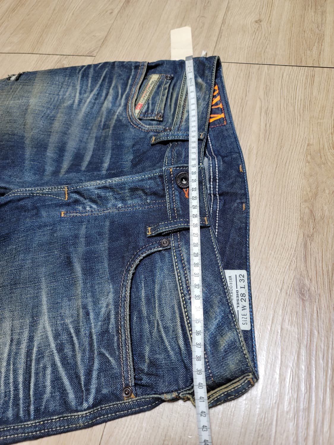 디젤 ZATINY 워싱 DNA 데님 청바지 W28 L32 상품이미지3