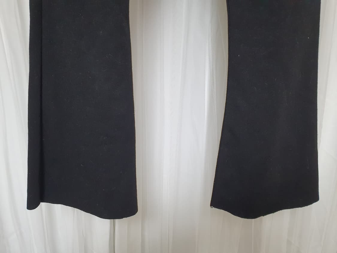 블랙 부츠컷 슬랙스 여성 바지)44 상품이미지3