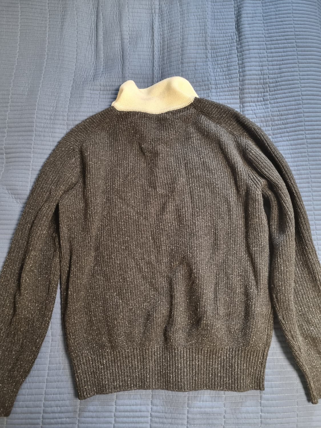 포터리 럭비 폴로 니트 차콜 1사이즈 상품이미지4