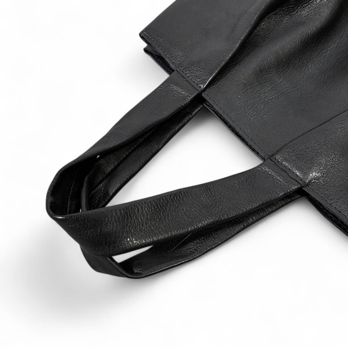 토카 소가죽 TWO HANDLE TUCK BAG 상품이미지4