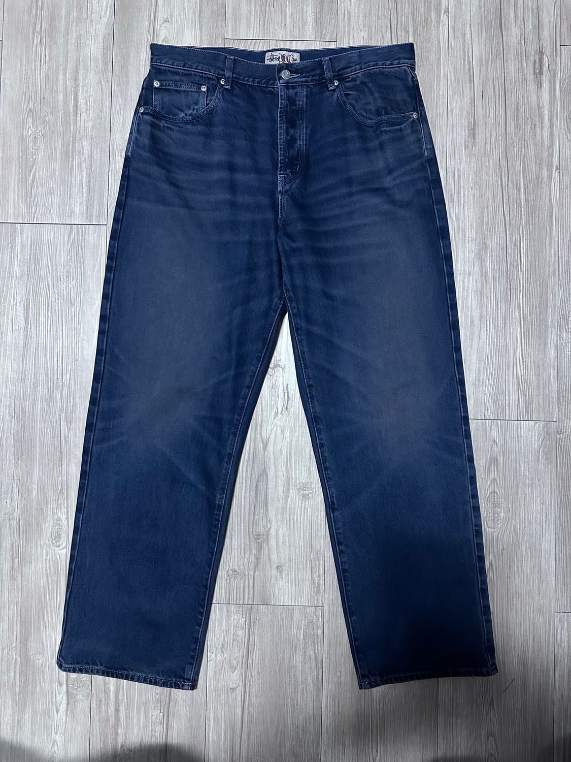 스투시 데님 빅 올 진 빈티지 워시 블루 34 상품이미지1