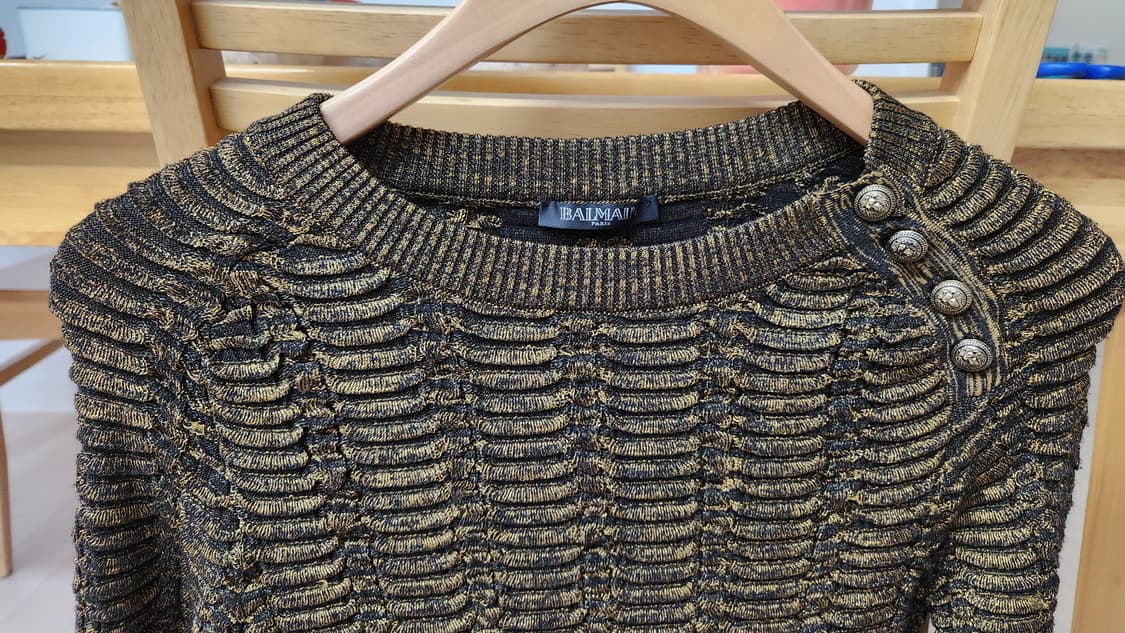 발망 골드 여성 니트 34 상태최상 상품이미지3