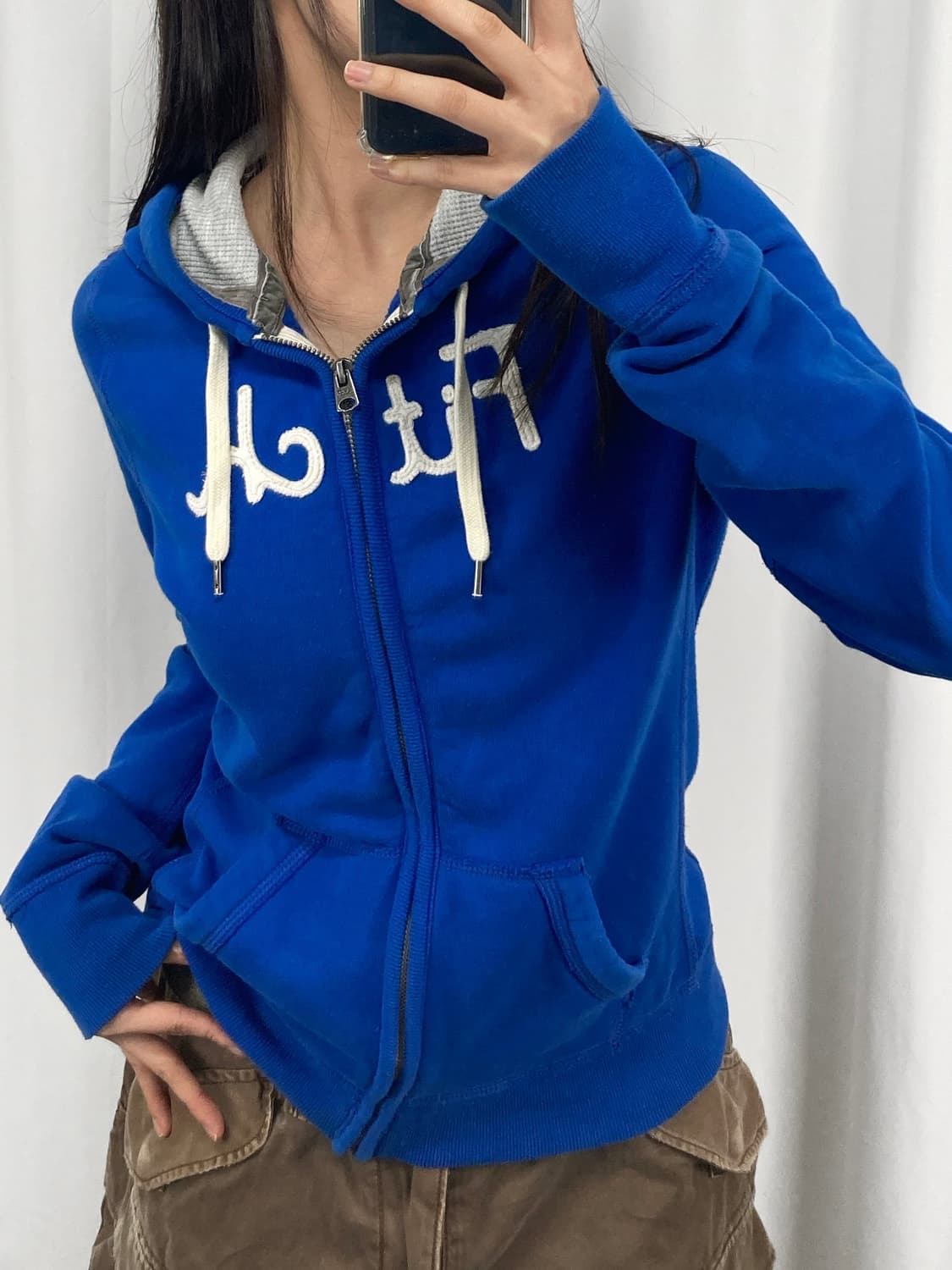 아베크롬비 블루 후드집업 상품이미지2