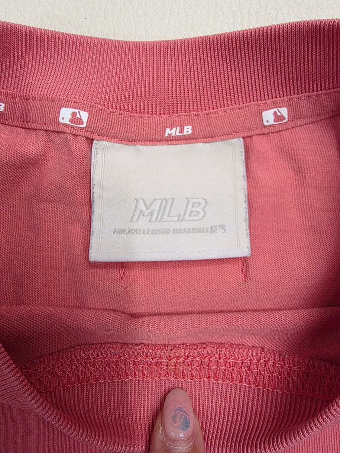 [프립]S/MLB 뉴욕 양키즈 반팔 티셔츠 핑크 상품이미지7