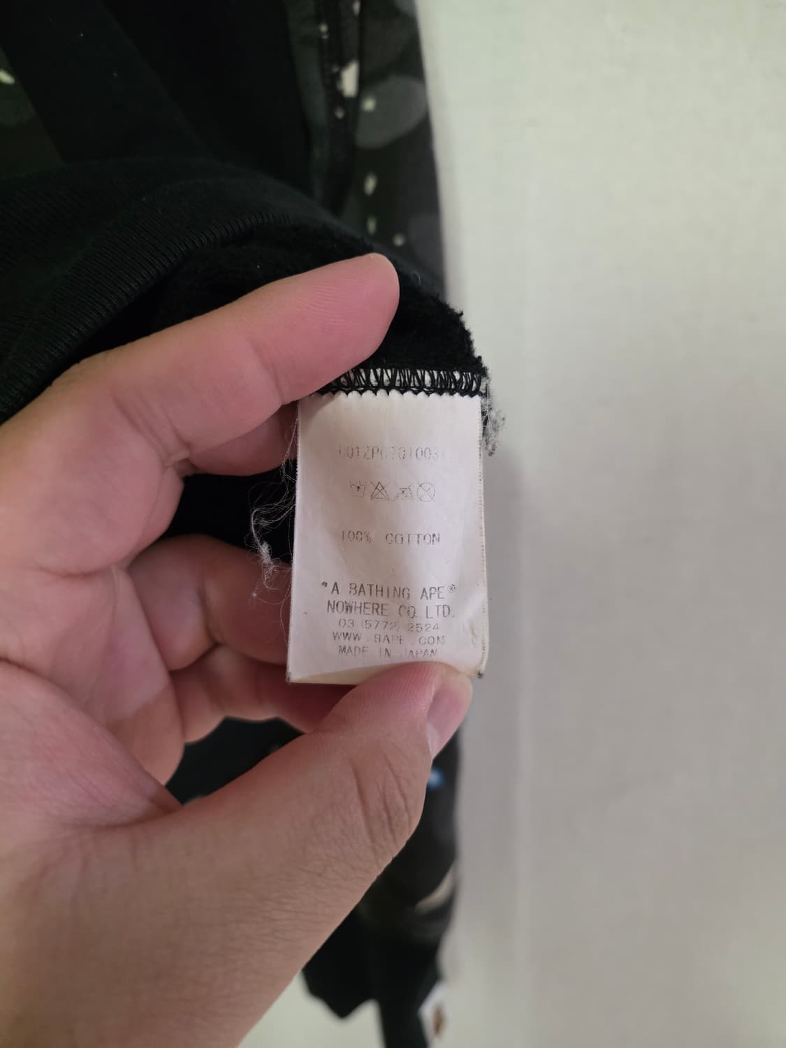 [XL] 베이프 스페이스 반 카모 샤크 후드집업 상품이미지4