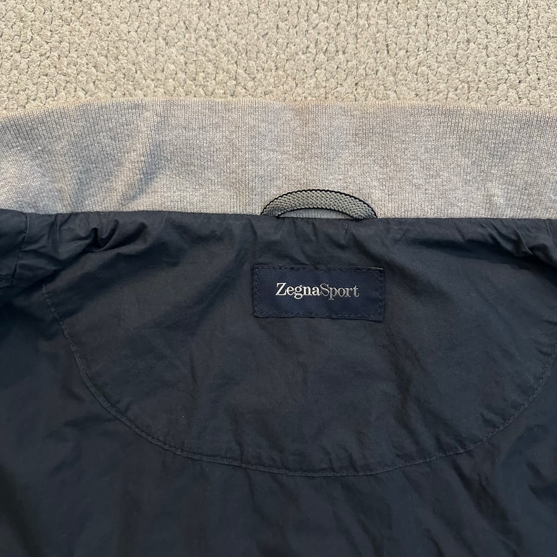 00s 제냐 Zegna 액션 플리츠 블루종 자켓 상품이미지6