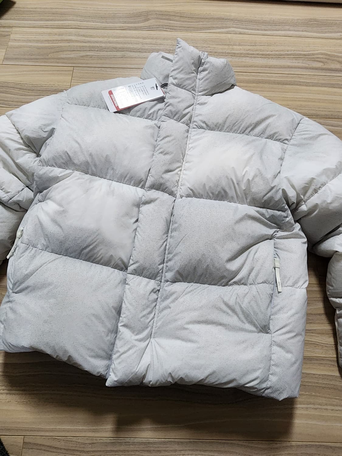 nfl클라우드다운점퍼패딩라이트그레이L 상품이미지1