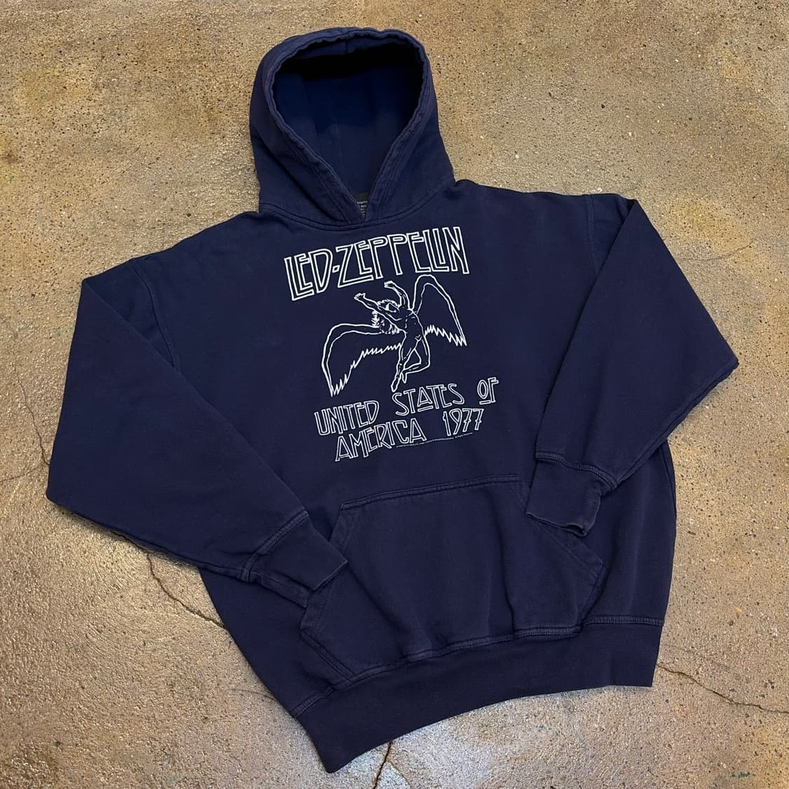 90s 미국 빈티지 레드제플린 후드티 락티 밴드티 상품이미지2