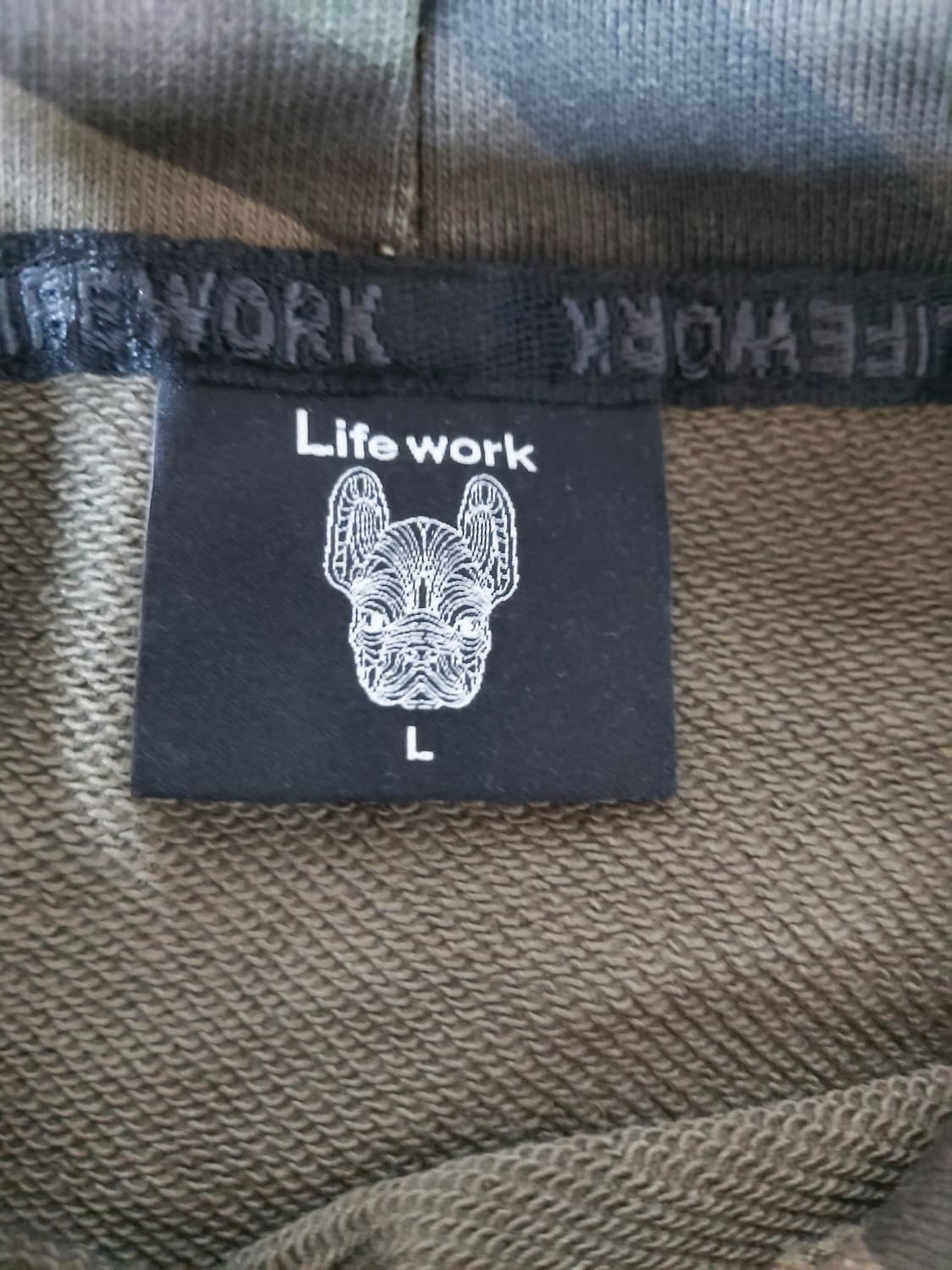 라이프워크 카모플라쥬 오버핏 후드티(L)

 상품이미지5