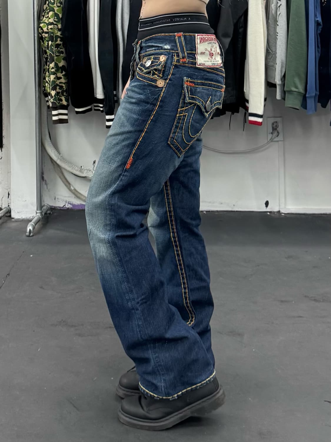 트루릴리전 빌리 슈퍼티 데님팬츠 상품이미지4