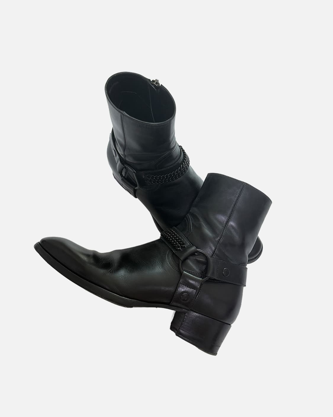 생로랑 FW16 와이어트 블랙 체인 하네스 부츠 39.5 상품이미지3