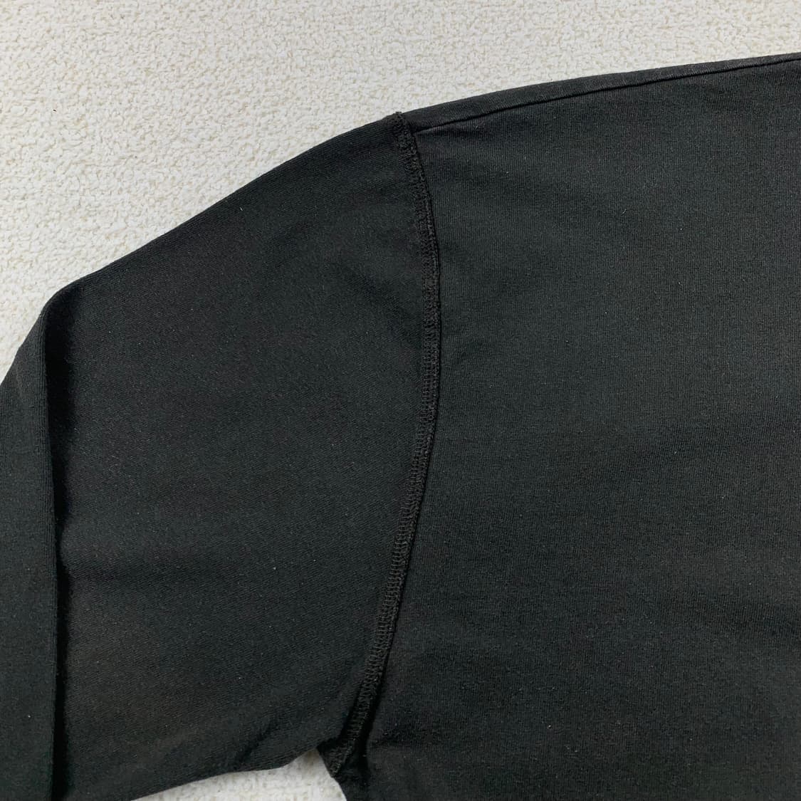 올세인츠 워시드 블랙 박시핏 롱슬리브 티셔츠  상품이미지4