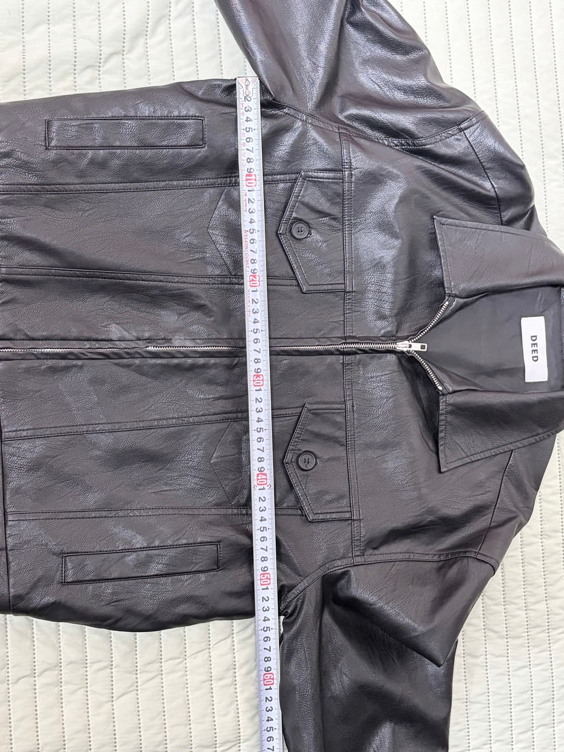 DEED 2-way 블랙 가죽 자켓 상품이미지4
