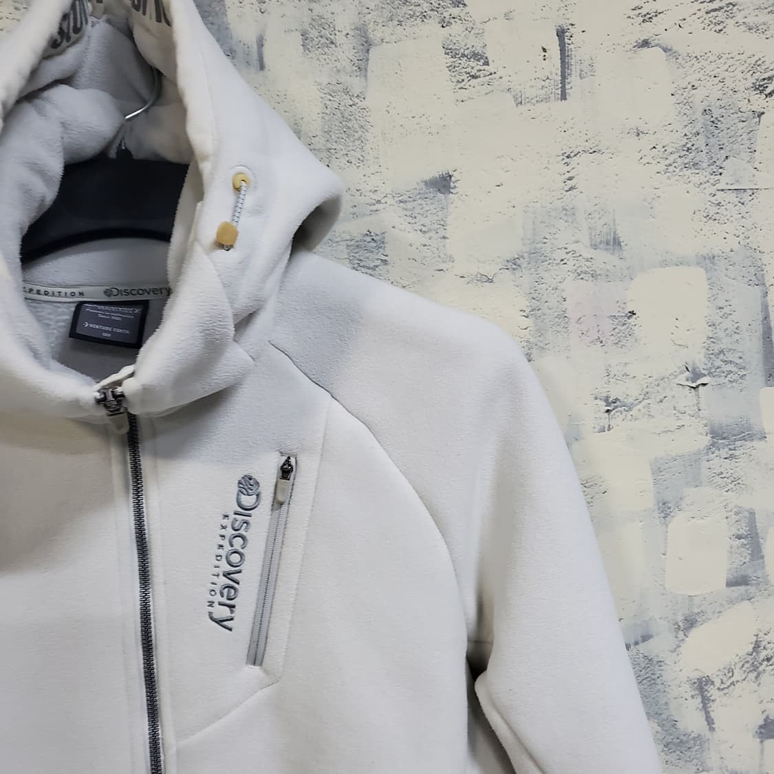 디스커버리 헤비본딩 기모 플리스 후드집업  상품이미지4