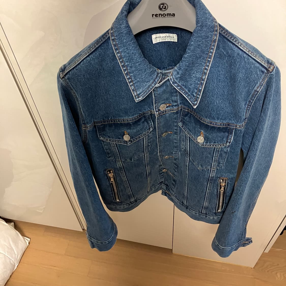 (L) 드리스반노튼 21fw 크롭 데님자켓 상품이미지4