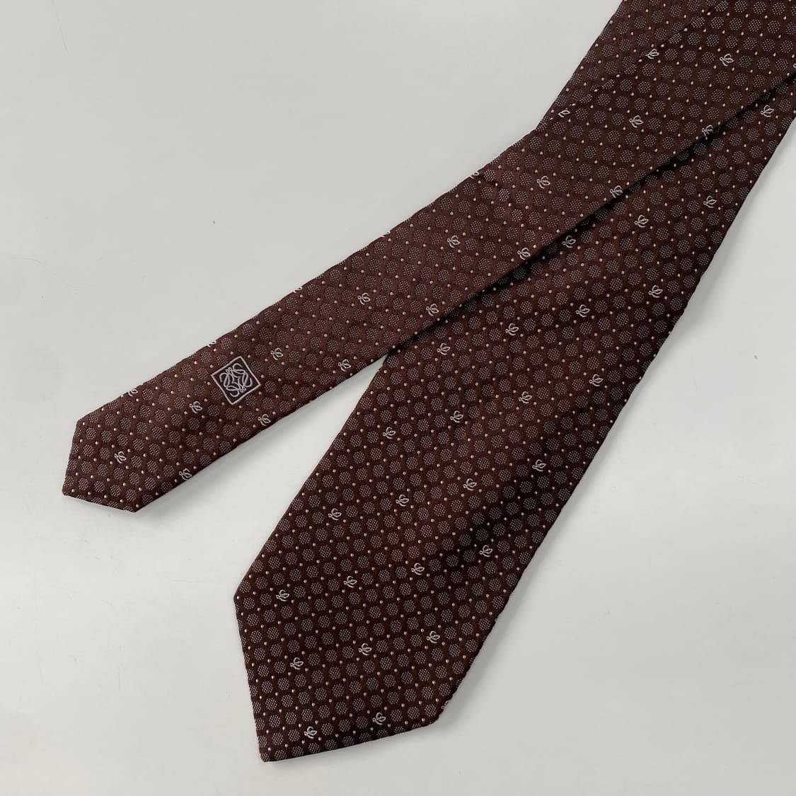 로에베(LOEWE) 모노그램 정품 명품넥타이 8.6cm 상품이미지2