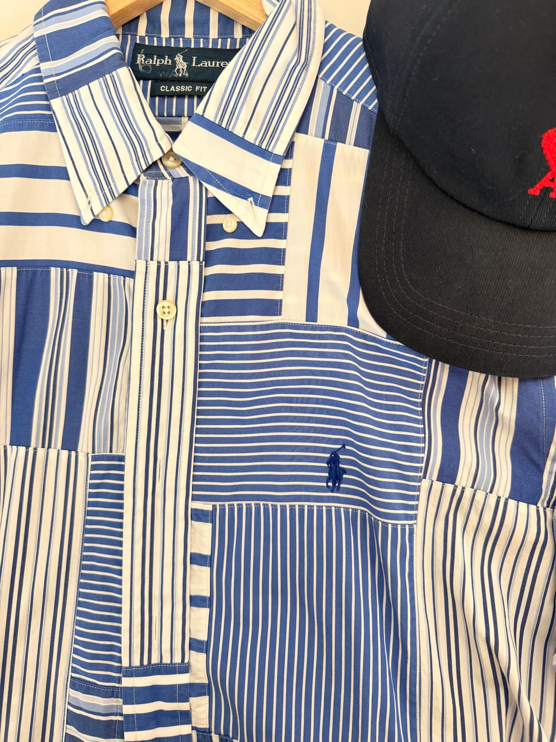 폴로(Polo ralph lauren)패치워크셔츠 상품이미지1