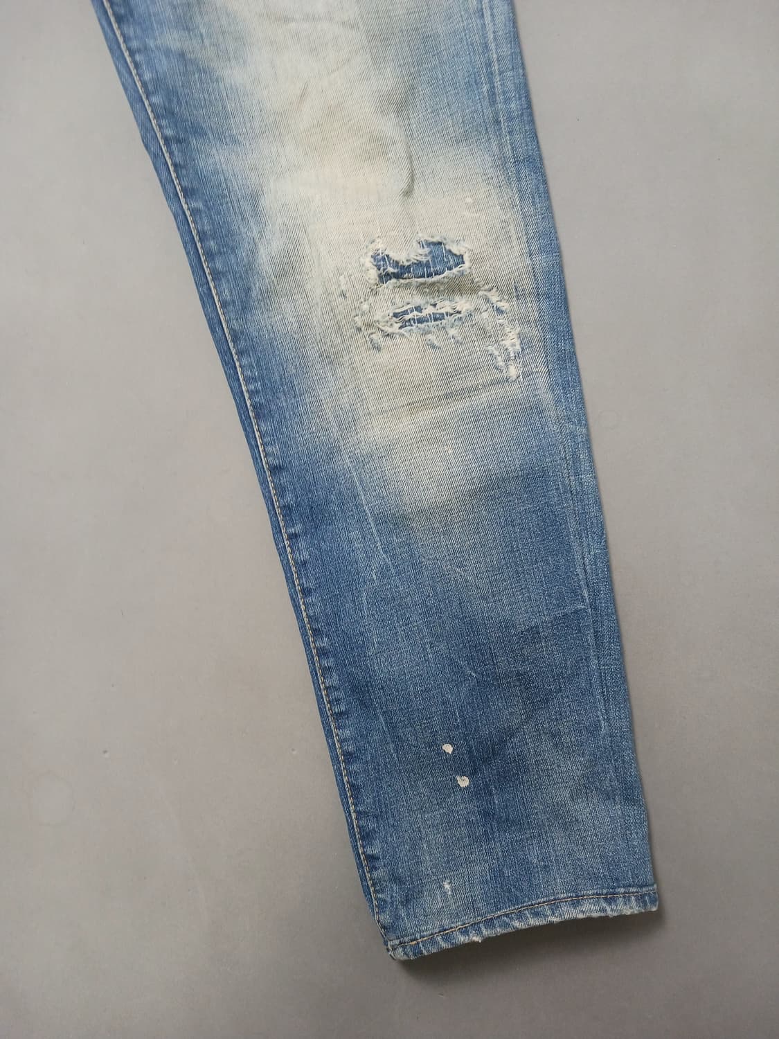 [34] 정품 디스퀘어드2 데미지 리페어 슬림진 청바지 상품이미지5