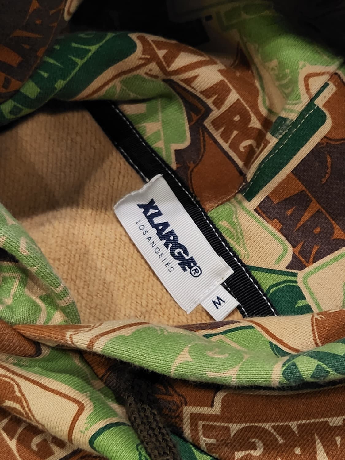 X-LARGE 카모패턴 후드 M 상품이미지4