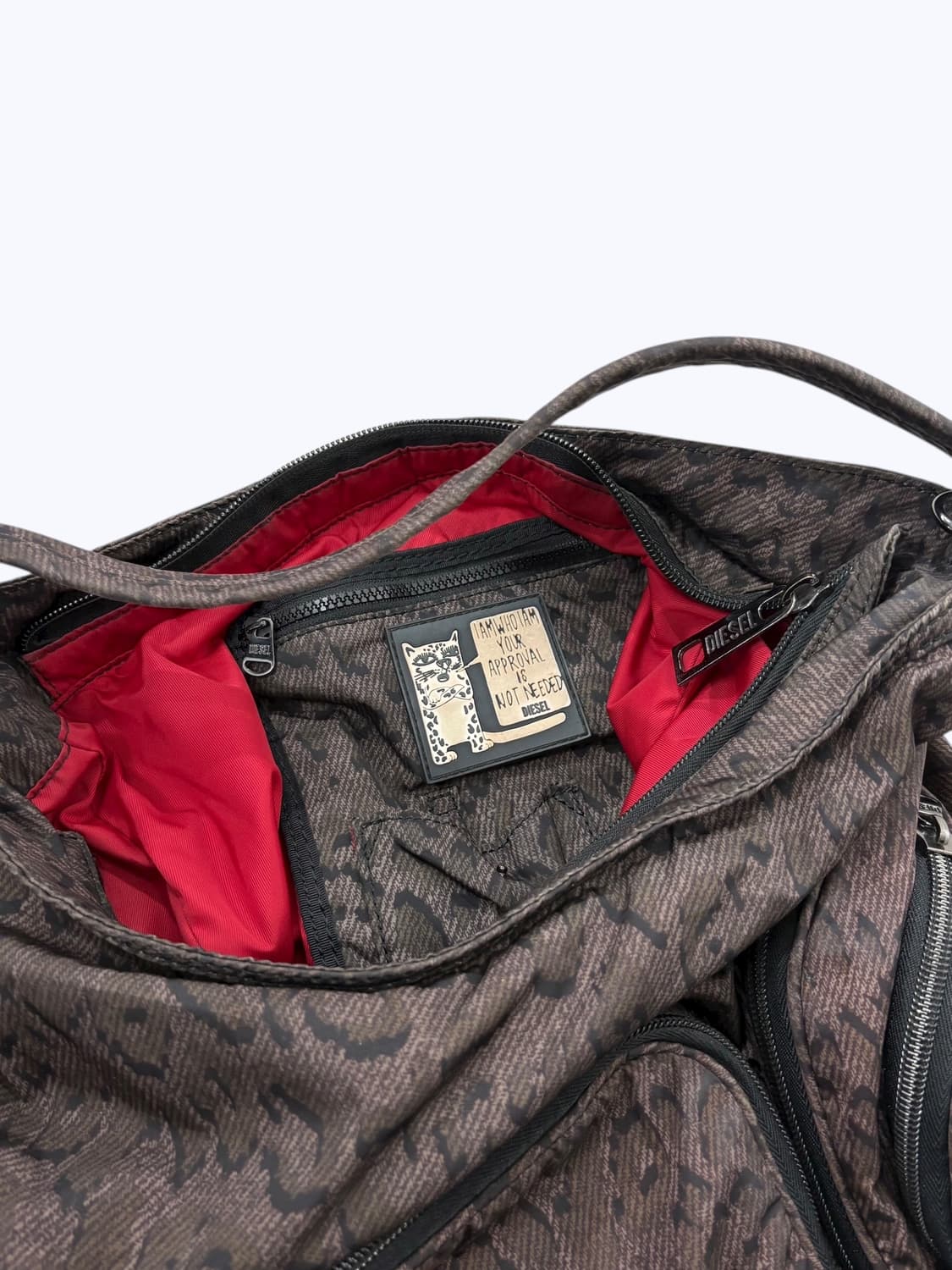 DIESEL leopard nylon shoulder bag 상품이미지8